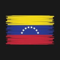 vector de pincel de bandera de venezuela