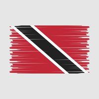 Trinidad Flag Brush Vector