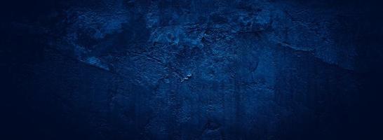 Abstract dark grunge blue wall texture background photo