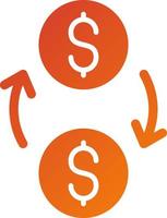 Cash Flow Icon Style vector