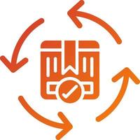 Continuous Delivery Icon Style vector