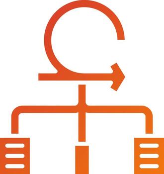 Agile Framework Icon Style vector