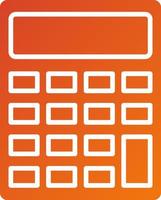 Calculator Icon Style vector