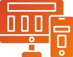 Responsive Design Icon Style vector