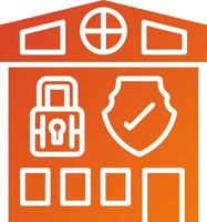 Home Security Icon Style vector