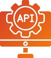 Api Icon Style vector