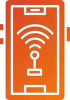 Wifi Tethering Icon Style vector