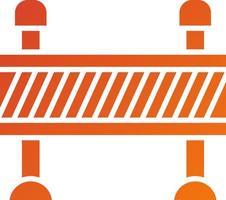 Road Barrier Icon Style vector