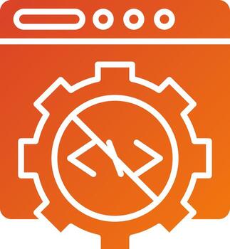 Code Block Icon Style vector