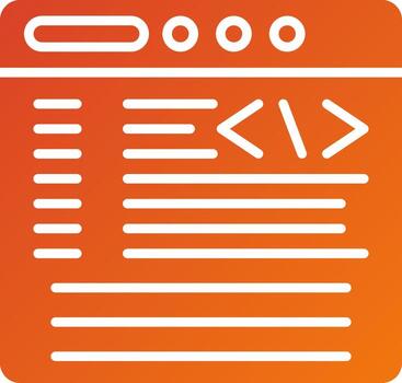 Coding Icon Style vector