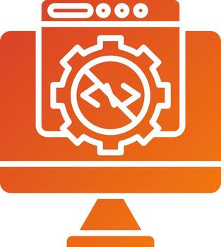 No código desarrollo plataforma icono estilo vector