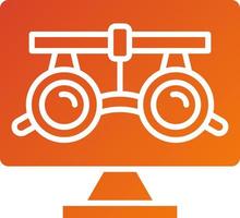 Optometry Icon Style vector