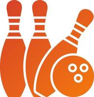 Bowling Icon Style vector