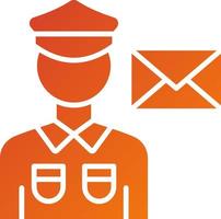 Postman Icon Style vector