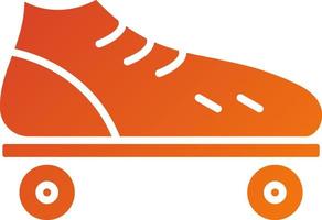 Roller Skate Icon Style vector