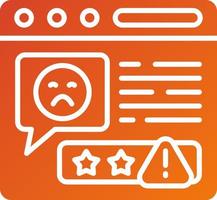 Complaint Icon Style vector