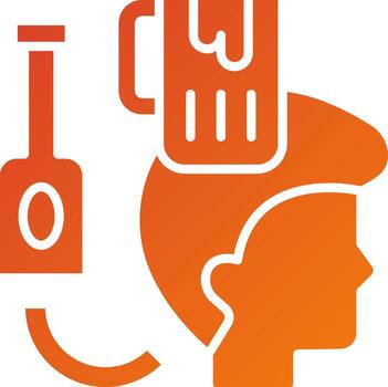 Drinking Icon Style vector