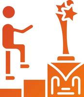 Award Presentation Icon Style vector