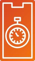 Stopwatch Icon Style vector