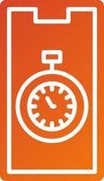 Stopwatch Icon Style vector