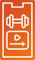 Exercise Tutorial Icon Style vector