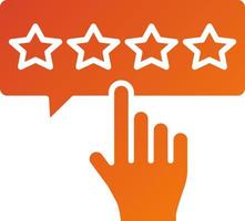 Please Rate Icon Style vector