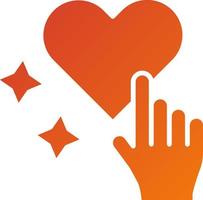 Please Like Icon Style vector