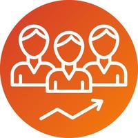 Demographic Icon Style vector