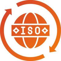 Iso Standards Icon Style vector