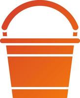 Bucket Icon Style vector