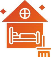 Airbnb Cleaning Icon Style vector