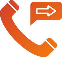 Call Forwarding Icon Style vector