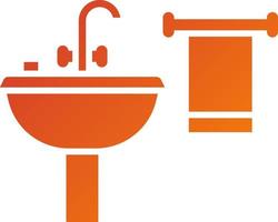 Bathroom Icon Style vector