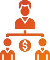 Complex Sales Icon Style vector