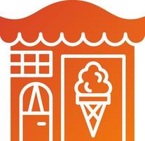 Icecream Shop Icon Style vector