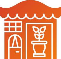 Plant Shop Icon Style vector