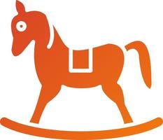 Toy Horse Icon Style vector