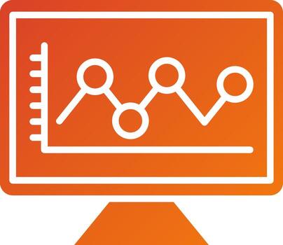 profético análisis icono estilo vector