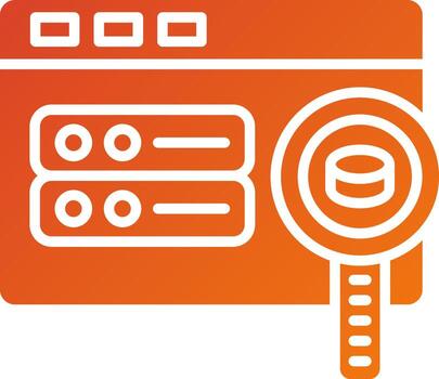 Browsing Data Icon Style vector