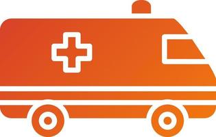 Ambulance Icon Style vector