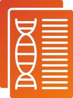 Genetic Data Icon Style vector