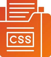 Css File Icon Style vector