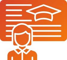 Lecturer Icon Style vector