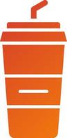 Coffee Takeaway Icon Style vector