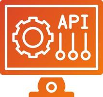 API Icon Style vector