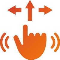 Gesture Control Icon Style vector