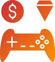 In-Game Currency Icon Style vector
