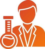 Chemist Icon Style vector