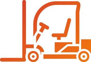 Forklift Icon Style vector