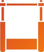 High Jump Icon Style vector